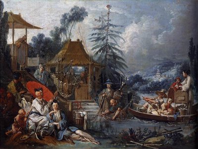 The Chinese Fishing by François Boucher